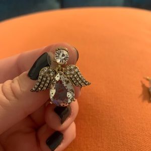 Betsey Johnson angel earrings